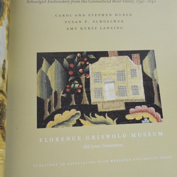 With Needle and Brush Schoolgirl Embroidery from the Connecticut River Valley 17 - Picture 5 of 6